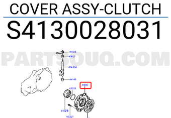 Hyundai / KIA S4130028031 COVER ASSY-CLUTCH