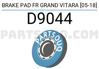 IBK Automotive D9044 BRAKE PAD FR GRAND VITARA [05-18]