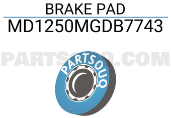 INTIMA MD1250MGDB7743 BRAKE PAD