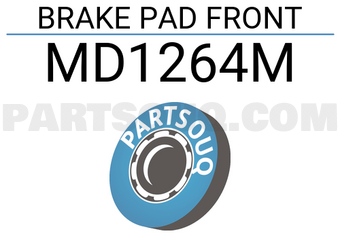 INTIMA MD1264M BRAKE PAD FRONT