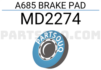 INTIMA MD2274 A685 BRAKE PAD