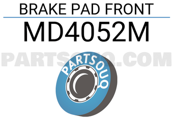INTIMA MD4052M BRAKE PAD FRONT