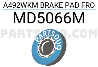 INTIMA MD5066M A492WKM BRAKE PAD FRO