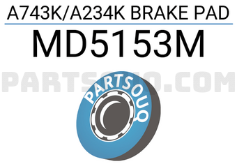 INTIMA MD5153M A743K/A234K BRAKE PAD
