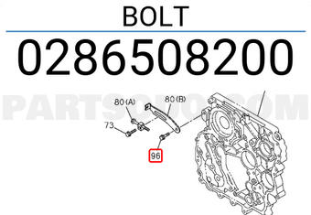 Isuzu 0286508200 BOLT