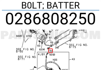 Isuzu 0286808250 B0LT; BATTER
