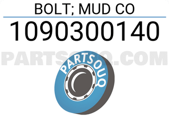 Isuzu 1090300140 BOLT; MUD CO