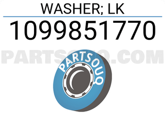Isuzu 1099851770 WASHER; LK