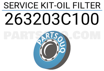 Isuzu 263203C100 SERVICE KIT-OIL FILTER