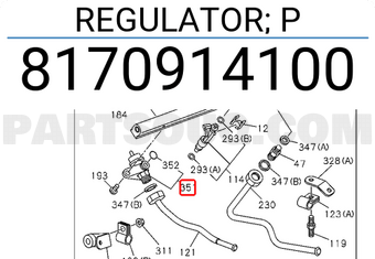Isuzu 8170914100 REGULATOR; P