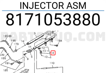 Isuzu 8171053880 INJECTOR ASM