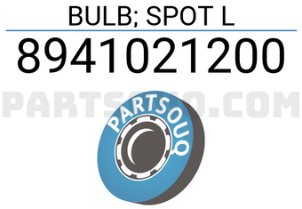Isuzu 8941021200 BULB; SPOT L