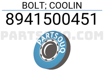 Isuzu 8941500451 BOLT; COOLIN