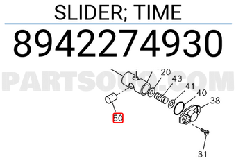Isuzu 8942274930 SLIDER; TIME