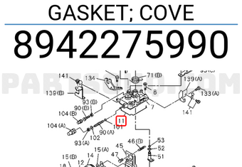 Isuzu 8942275990 GASKET; COVE