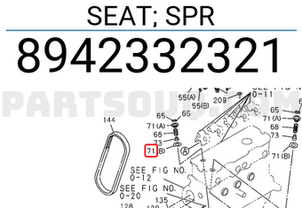 Isuzu 8942332321 SEAT; SPR
