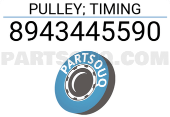 Isuzu 8943445590 PULLEY; TIMING