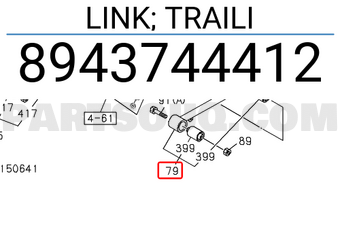 Isuzu 8943744412 LINK; TRAILI