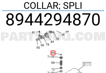 Isuzu 8944294870 COLLAR; SPLI
