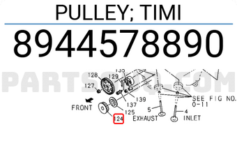 Isuzu 8944578890 PULLEY; TIMI