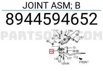 Isuzu 8944594652 JOINT ASM; B