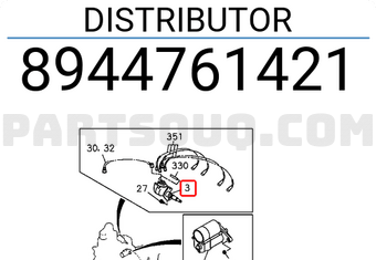 Isuzu 8944761421 DISTRIBUTOR