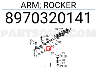 Isuzu 8970320141 ARM; ROCKER