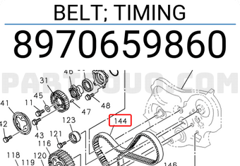 Isuzu 8970659860 BELT; TIMING