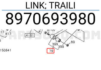Isuzu 8970693980 LINK; TRAILI