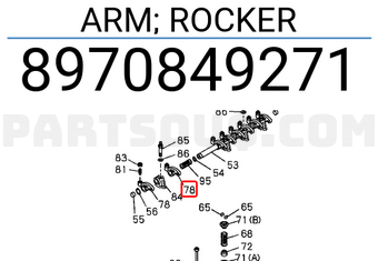 Isuzu 8970849271 ARM; ROCKER