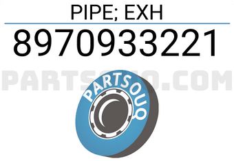 Isuzu 8970933221 PIPE; EXH