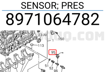 Isuzu 8971064782 SENSOR; PRES