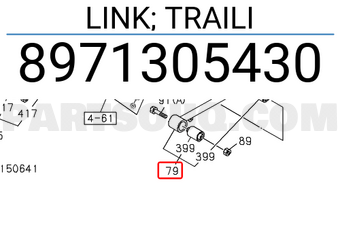 Isuzu 8971305430 LINK; TRAILI
