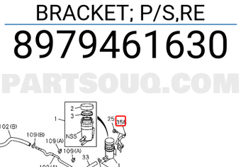 Isuzu 8979461630 BRACKET; P/S,RE