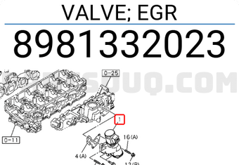 Isuzu 8981332023 VALVE; EGR