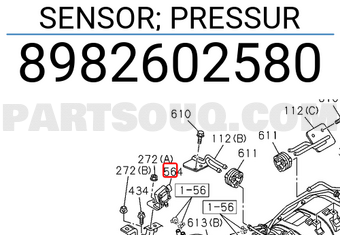 Isuzu 8982602580 SENSOR; PRESSUR