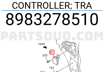 Isuzu 8983278510 CONTROLLER; TRA