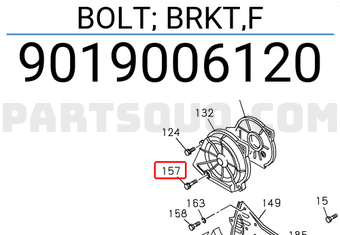 Isuzu 9019006120 BOLT; BRKT,F