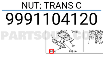 Isuzu 9991104120 NUT; TRANS C