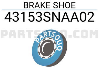 JFBK 43153SNAA02 BRAKE SHOE