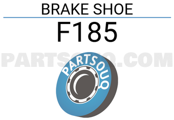 JFBK F185 BRAKE SHOE