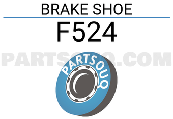 JFBK F524 BRAKE SHOE