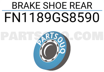 JFBK FN1189GS8590 BRAKE SHOE REAR
