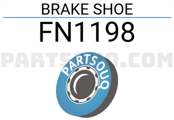 JFBK FN1198 BRAKE SHOE