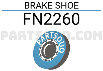 JFBK FN2260 BRAKE SHOE