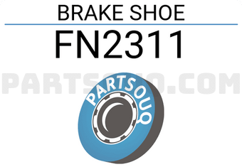 JFBK FN2311 BRAKE SHOE