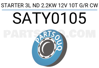 JPC SATY0105 ANLASSER 3L ND 2.2KW 12V 10T G/R CW
