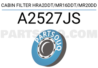 JS Asakashi A2527JS CABIN FILTER HRA2DDT/MR16DDT/MR20DD