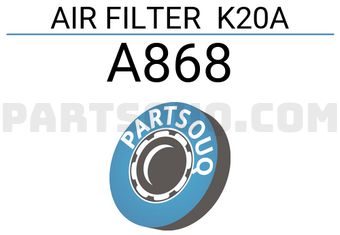 JS Asakashi A868 AIR FILTER K20A