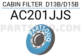 JS Asakashi AC201JJS CABIN FILTER D13B/D15B